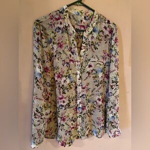 KUT From the Kloth long sleeve button up blouse.